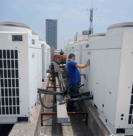 钦南中央空调制热和不制冷系统维修方法